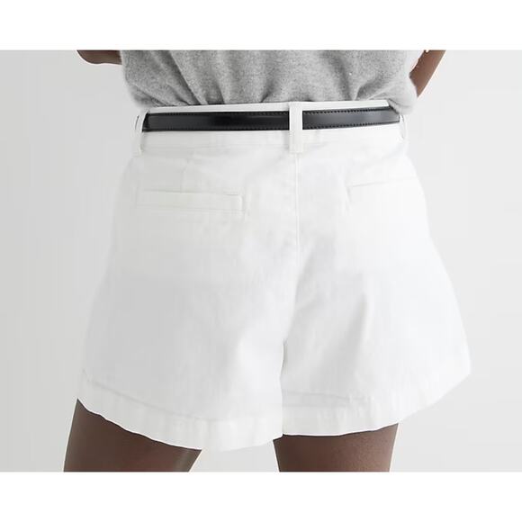 J. Crew New patch-pocket chino short white size 6 - Picture 2 of 6